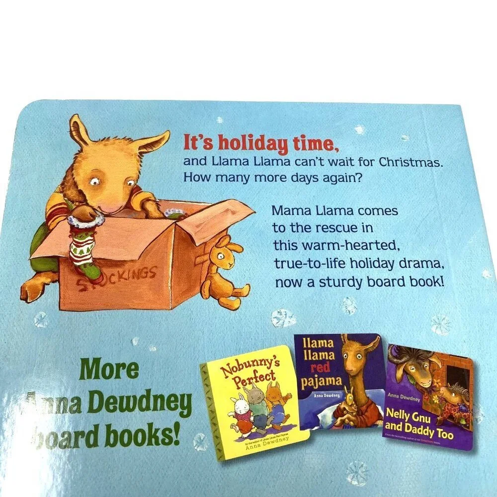 Llama Llama Holiday Drama (Board Book) (Anna Dewdney) Ages 3-5 Christmas